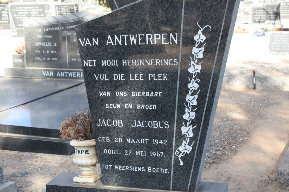ANTWERPEN Jacob Johannes, van 1942-1967