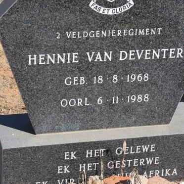 DEVENTER Hennie, van 1968-1988