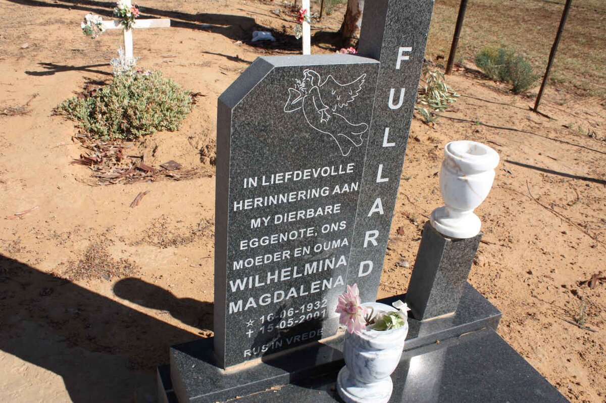 FULLARD Wilhelmina Magdalena 1932-2001