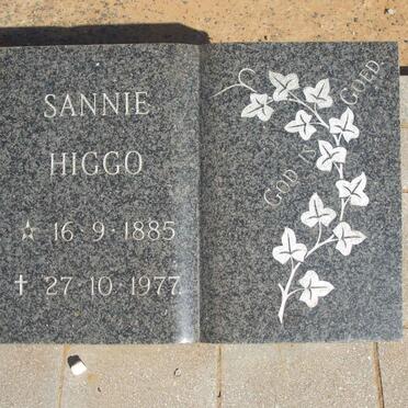 HIGGO Sannie 1885-1977