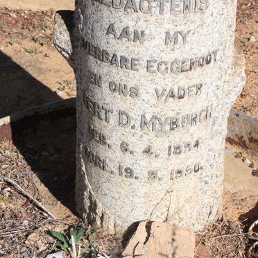 MYBURGH Gert D. 1894-1950