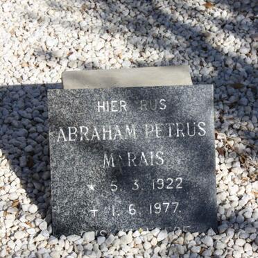 MARAIS Abraham Petrus 1922-1977