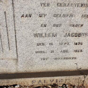 PALVIE Willem Jacobus 1896-1950