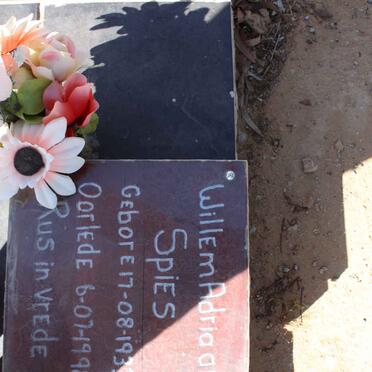 SPIES Willem Adriaan 193?-1998