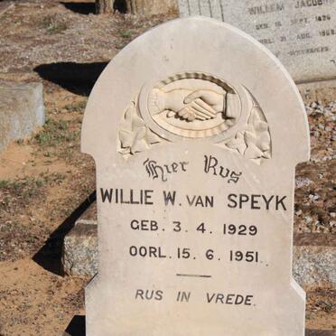 SPEYK Willie W., van 1929-1951