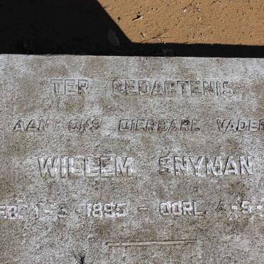 SNYMAN Willem 1895-1944