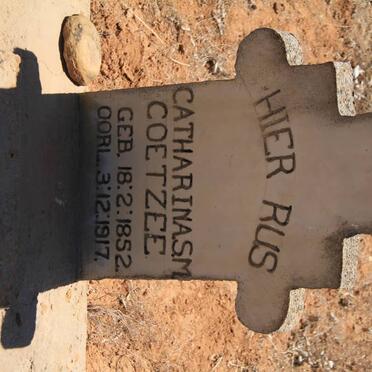 COETZEE Catharina S.M. 1852-1917