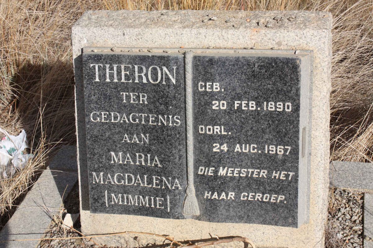 THERON Maria Magdalena 1890-1967