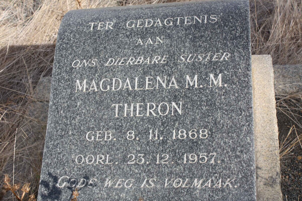 THERON Magdalena M.M. 1868-1957