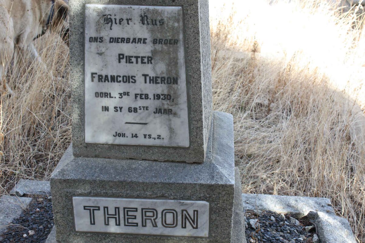 THERON Pieter Francois -1930