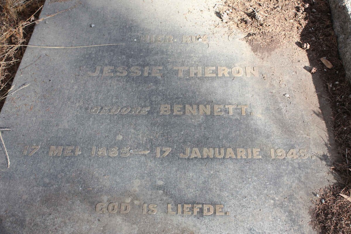 THERON Jessie nee BENNETT 1865-1945