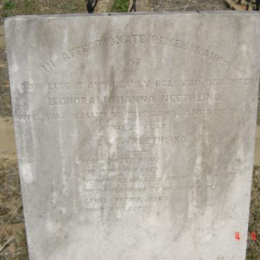 NEETHLING Leonora Johanna -1886
