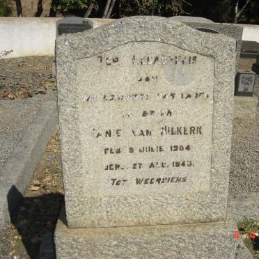 NIEKERK Fanie, van 1904-1943