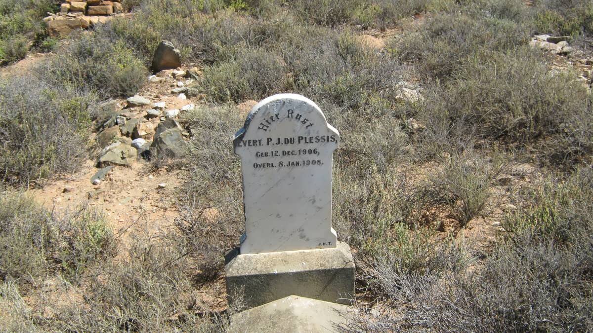 PLESSIS Evert P.J., du 1906-1908