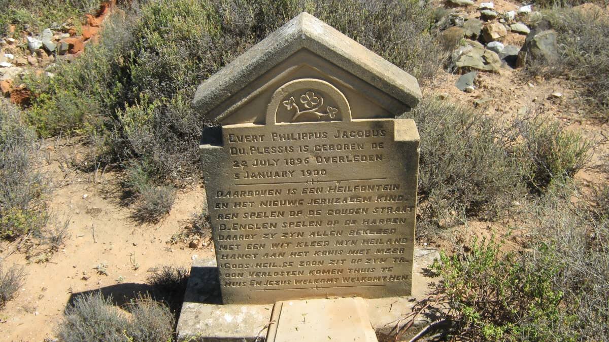 PLESSIS Evert Philippus Jacobus, du 1896-1900