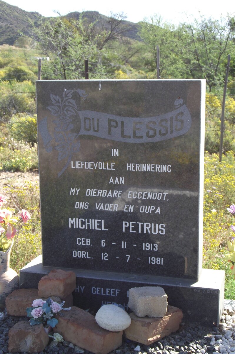 PLESSIS Michiel Petrus, du 1913-1981