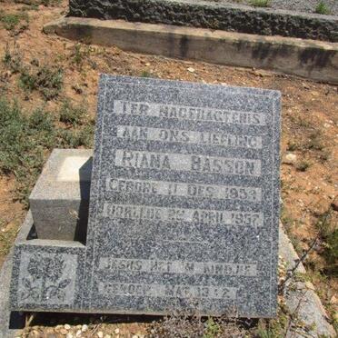 BASSON Riana 1953-1957