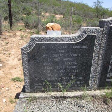 BASSON Coenraad Hendrik 1874-1963 &amp; Anna Helena TERBLANCHE 1883-19?6