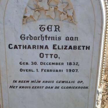 OTTO Catharina Elizabeth 1832-1907