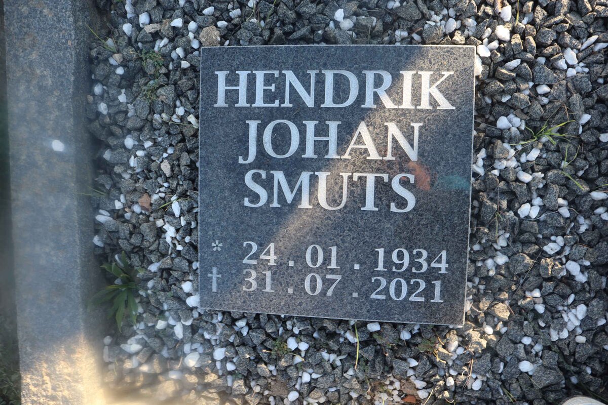 SMUTS Hendrik Johan 1934-2021