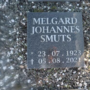 SMUTS Melgard Johannes 1923-2021