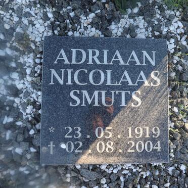 SMUTS Adriaan Nicolaas 1919-2004