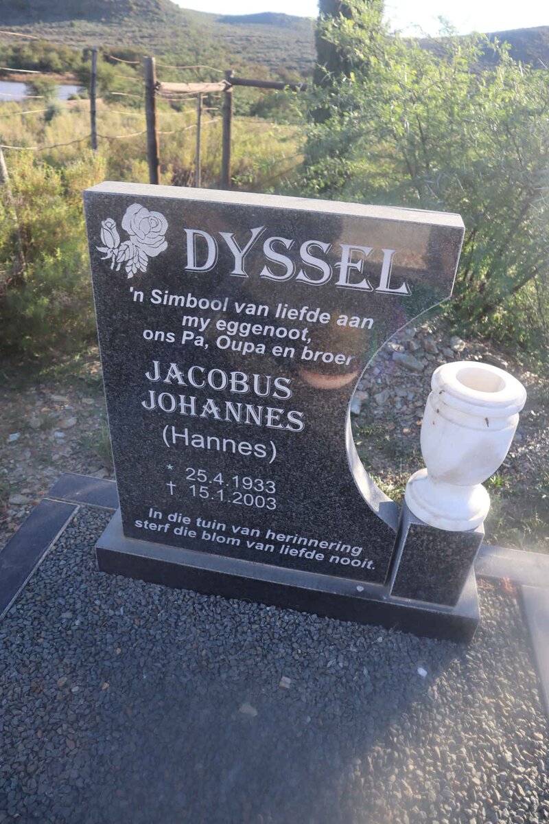 DYSSEL Jacobus Johannes 1933-2003