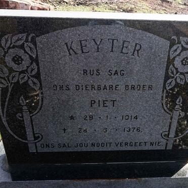 KEYTER Piet 1914-1976