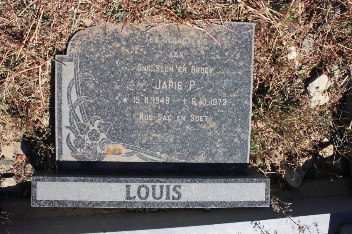 LOUIS Japie P. 1949-1973