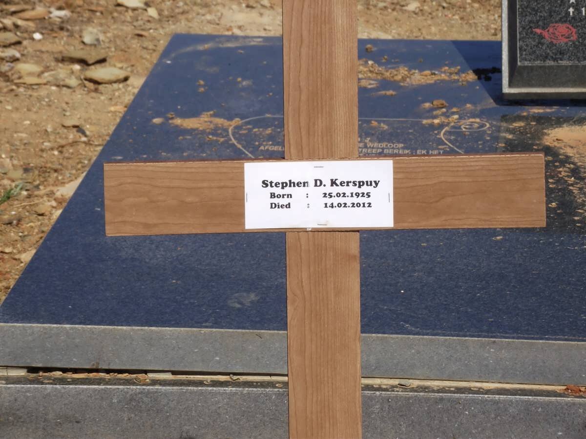 KERSPUY Stephen D. 1925-2012