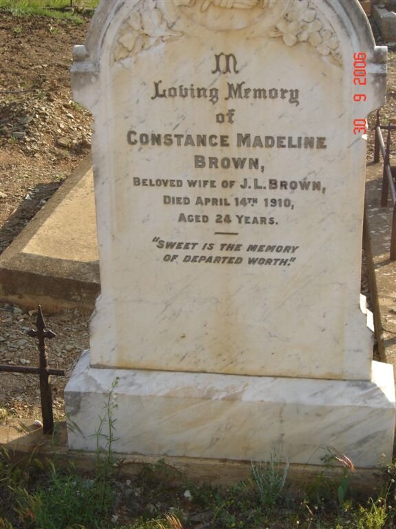 BROWN Constance Madeline -1910