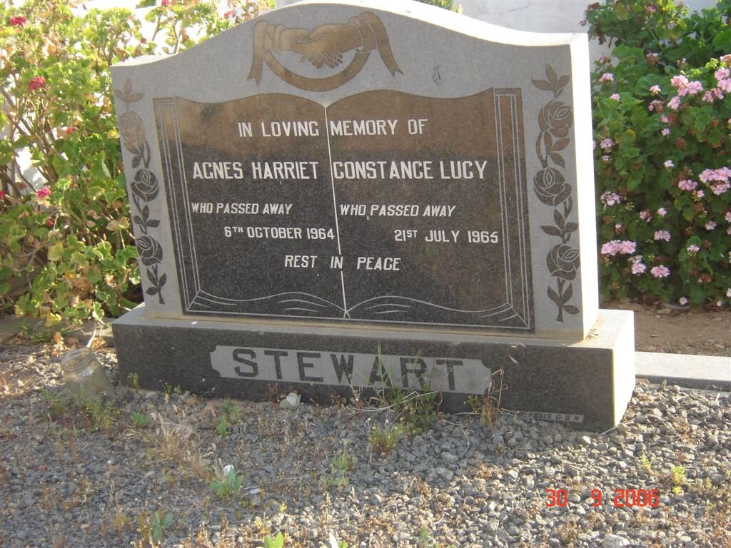 STEWART Agnes Harriet -1964 :: STEWART Constance Lucy -1965