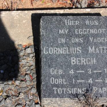 BERGH Cornelius Mattheus 1876-1956