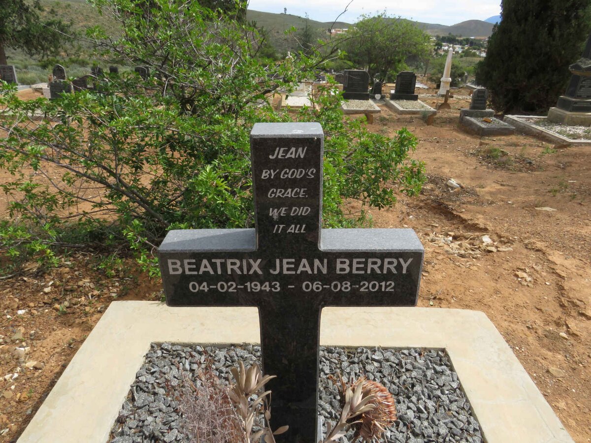 BERRY Beatrix Jean 1943-2012