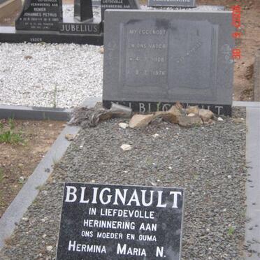 BLIGNAULT H.J. 1908-1978 &amp; Hermina Maria N. 1916-2003