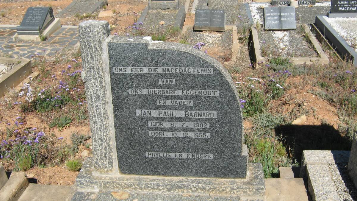 BARNARD Jan Paul 1902-1952