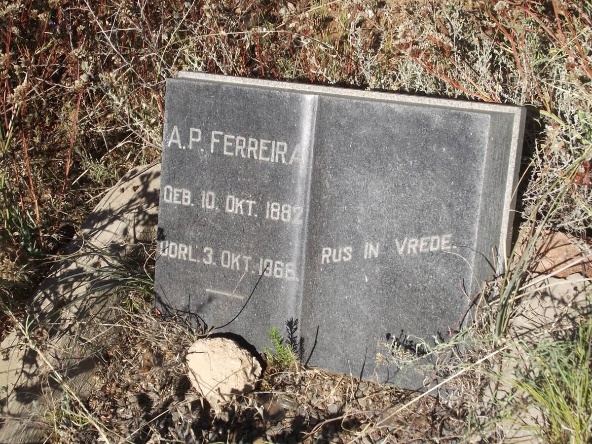 FERREIRA A.P. 1882-1968