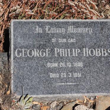 HOBBS George Philip 1896-1951