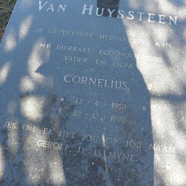 HUYSSTEEN Cornelius, van 1950-1999