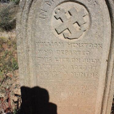 HENSTOCK William -1884