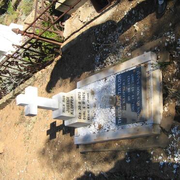 KLOPPER Justice 1925-1926 :: TAYLOR Thessara nee KLOPPER 1923-2007