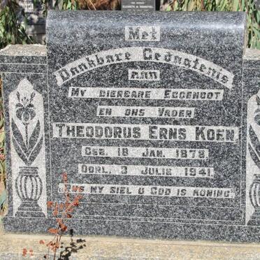 KOEN Theodorus Erns 1878-1941