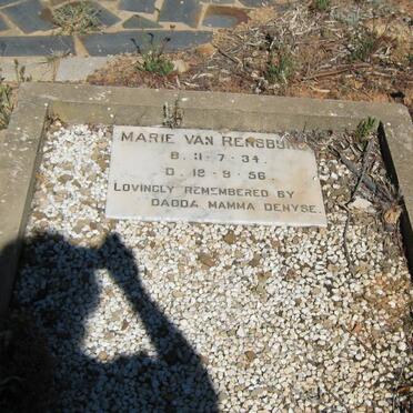 RENSBURG Marie, van 1934-1956