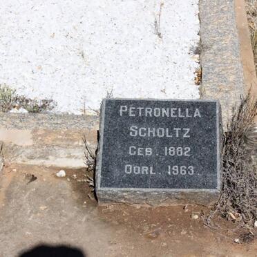 SCHOLTZ Petronella 1882-1963