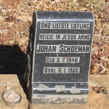 SCHOEMAN Johan 1946-1950