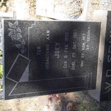 SPUY Joey, v.d. 1893-1967