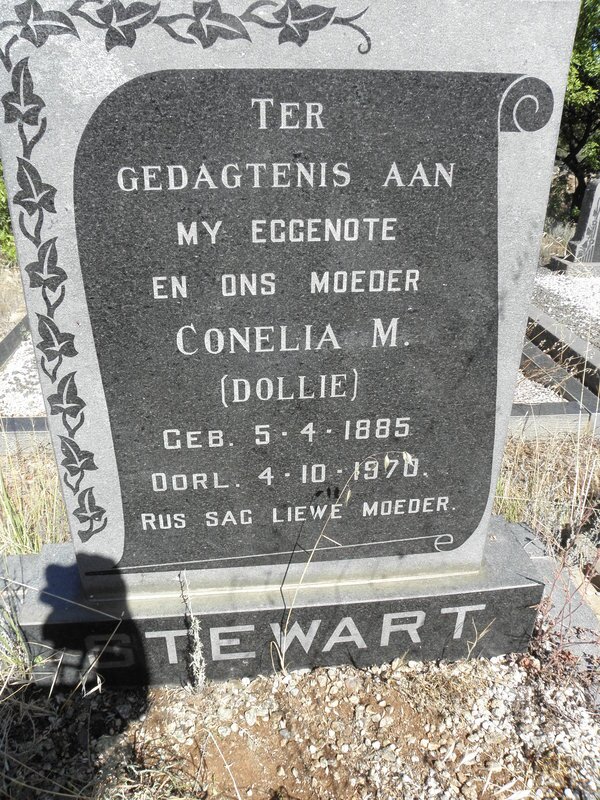 STEWART Cornelia M. 1885-1970