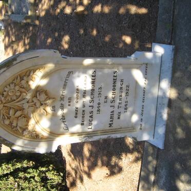 SCHOONEES Lucas J. 1840-1913 &amp; Maria J. TERBURGH 1845-1922