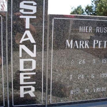STANDER Mark Peter 1971-1990
