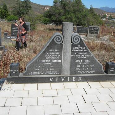 VIVIER Frederik Simon 1918-2002 &amp; Joey ALLERS 1926-1972 